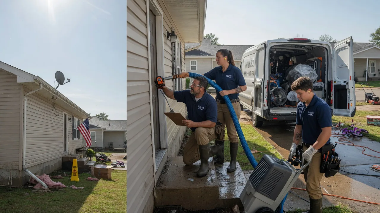 Ceiling Water Damage Restoration in Bruner, MO near me